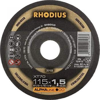 Rhodius Trennscheiben XT 70 ALPHA 115 x 1,0 x 22,23 mm