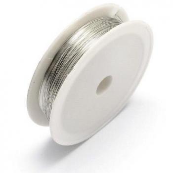 Fil Métallique 7M Plaqué Argent 0,5mm