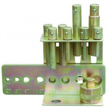 Kit de poinçons MW Tools – 8 éléments 10‑30 mm