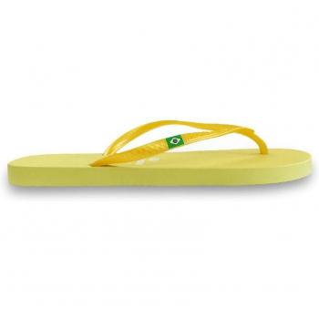 Tongs Brésiliennes Confort Perle W Jaune