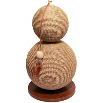 Rosewood Cat Scratcher with Natural Jute and Coriander