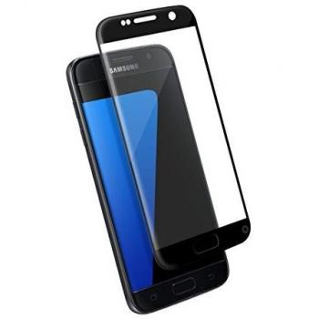 Couvercle d’écran verre trempé noir pour Samsung S7