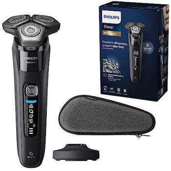 Philips Rasoio Elettrico Wet & Dry Nero con Tecnologia SkinIQ