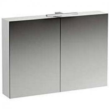 Porta-bagno scorrevole Laufen 1m, 2 porte, lavabo integrato