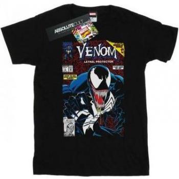 Marvel Ladies Venom Lethal Protector Cotton T-Shirt Black