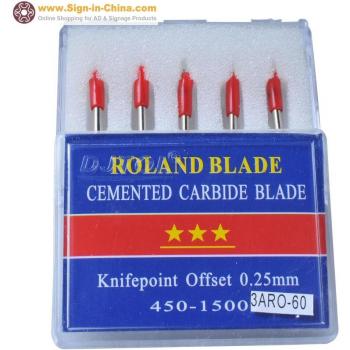 5 Teile 3A Klasse 60° Roland Klingen für Vinyl