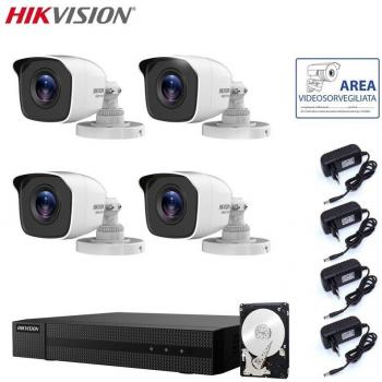 Kit Hikvision Caméras vidéo 8×2 MPx avec DVR 500 Go