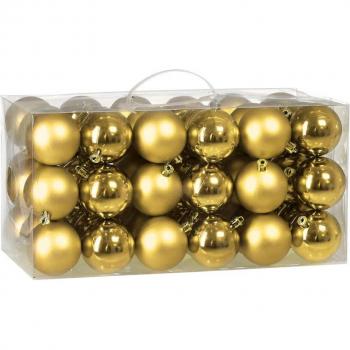 Set di palline di Natale 54 pezzi oro