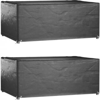 Paroi protectrice double extérieur, 180x122x75 cm, 8 œillets, forme rectangulaire