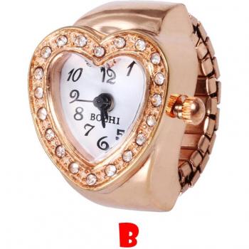 Elastic Finger Ring Watch