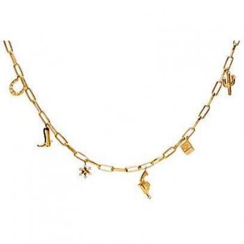 Collar ARIZONA P D PAOLA CO01-172-U Mujer de plata dorada con circonitas