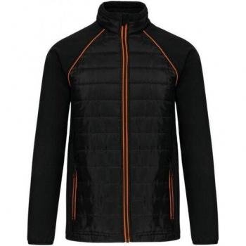 Giacca Lavoro & Vita Bimateriale Nero/Arancio 4XL Unisex