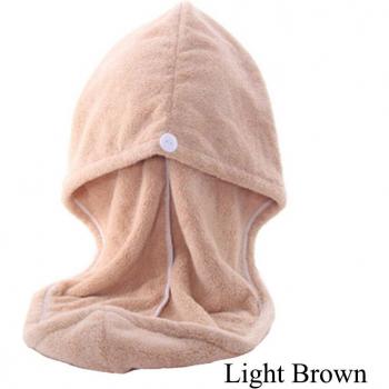 Absorbent Hair Towel Cap for Curly Hair