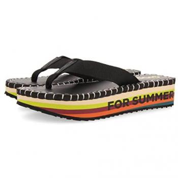 Gioseppo Verton Black Beach Flip Flops EU 41 for Females