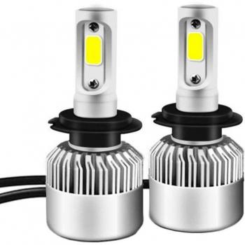OcioDual Bombillas LED S2 H7 6500K para Iluminación Automotriz