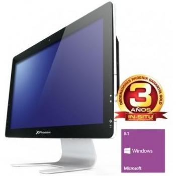 ORDENADOR PHOENIX ALL IN ONE CONSTELLATION INTEL PENTIUM DUAL CORE 4GB DDR3 500GB 21.5 LED WIFI CÁMARA W8.1