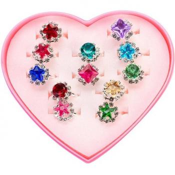 Süße Party Ringe für kleine Prinzessinnen