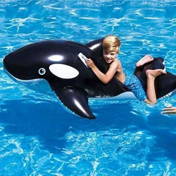 Ballena 127 cm Nero Gonfiabile