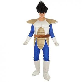 CHAKS Vegeta Maskottchen Kostüm für Erwachsene – Dunkelblau mit Beige Akzenten