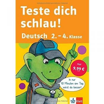 Klett Teste dich schlau Deutsch 2.-4. Klasse, 10-Minuten-Training für jeden Tag