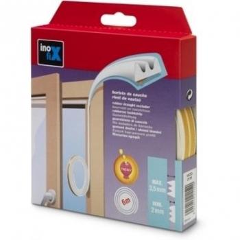 Burlete de Caucho K Inofix Blanco, 6 metros de Longitud