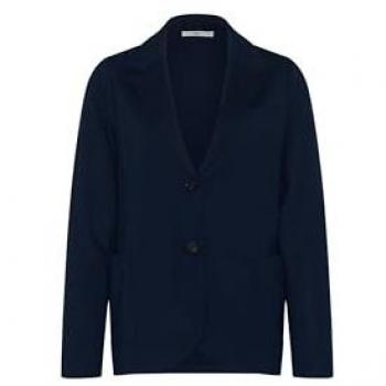 Sweatjacke BRAX Style BELLA Gr. 40, blau (navy), Damen