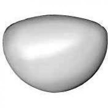 E27 60W IP54 Oval Aluminum Lamp Base – Classic Black