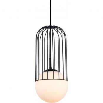 Lampada a Sospensione Italux Nera con Attacco E27