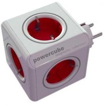 Chargeur USB PowerCube 2.1 Rouge/Blanc