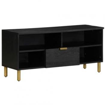 Vidaxl Black TV Stand 100x33x46 cm Engineered Wood