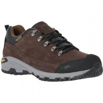 Mens Falark Vibram Brown Leather Hiking Shoe – UK 10