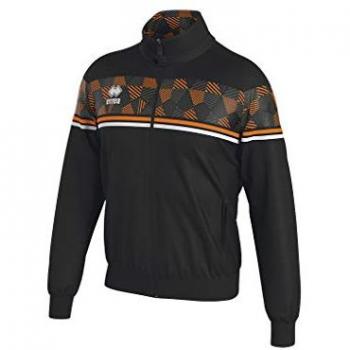 Jacke Errea Donovan Schwarz/Orange/Weiß 3XL