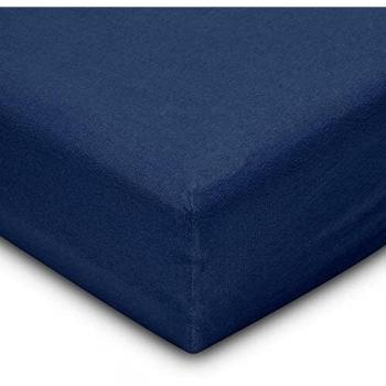 Drap Housse 140x200 Flowen Tissu en Jersey 4 Coins élastiqués