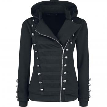 Felpa jogging nera Let It Rock di Gothicana by EMP