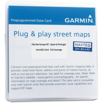 Garmin Cartes routières Espagne et Portugal