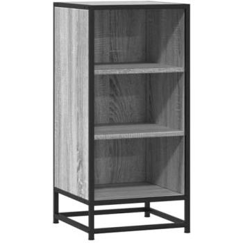 Buffet sonoma gris 35,5 cm x 35 cm x 76 cm en bois d'ingénierie et métal