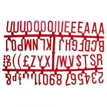 Beaumont 31mm Red Character Set