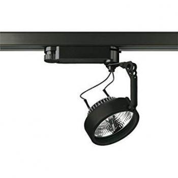 Projecteur HAITI G53 75W sur rail inclinable Noir