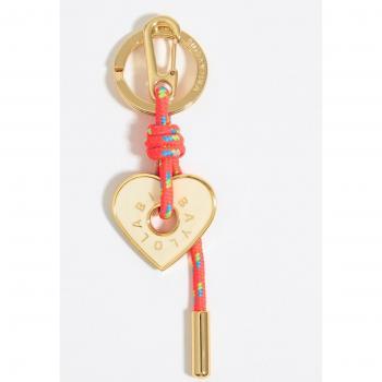 Bimba y Lola Ivory Heart Key Ring