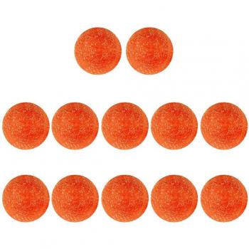 Ballons de baby-foot orange mat, taille 36mm, boîte de 12