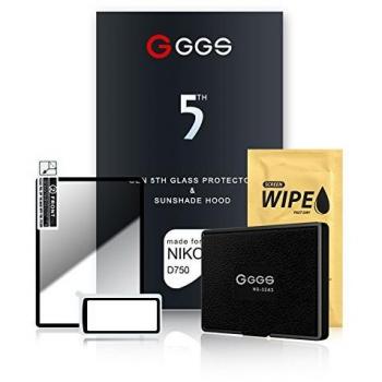 5th Generation Larmor Screen Protector with Sunshade for Nikon D750