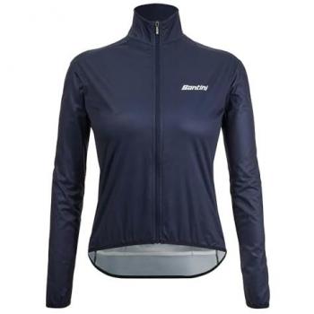 Chaqueta cortavientos Santini Nebula azul marino para mujer