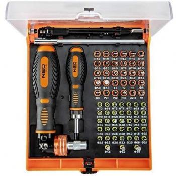Embouts de tournevis ergonomiques NEO TOOLS 06‑115 (73 pièces)