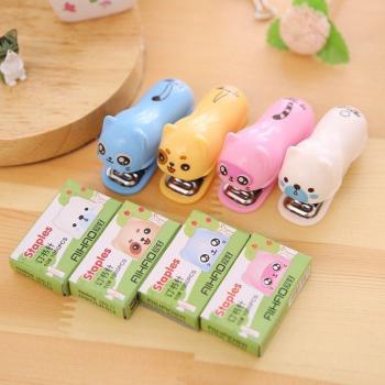 Agrafeuse kawaii 10 # ours avec fournitures scolaires