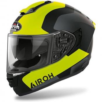 Casque moto intégral Airoh ST 501 Dock Noir Jaune XL