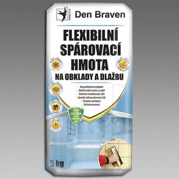 Flexibilní spárovací hmota Den Braven 5 kg šedá
