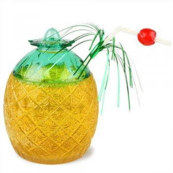 Sun-Kissed Pineapple Glass Set