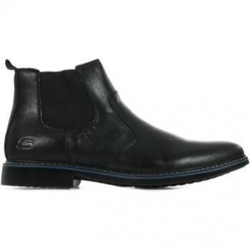 Bottines Bregman Morago, cuir noir, taille 46, modèle d'automne/hiver 2019