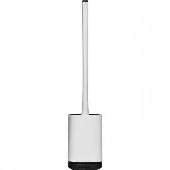 Brosse WC en silicone avec tête en caoutchouc et support mural