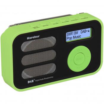 Karcher DAB 2410 tragbares DAB+/FM-Radio (Akku, Wecker)